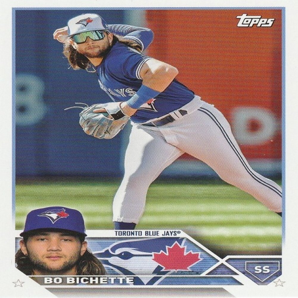 Bo Bichette - 2023 Topps Toronto Blue Jays Team Set MLB Card - Number TOR-10